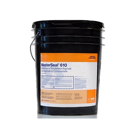 Sika Sikalastic-310 Waterborne Emulsified-Asphalt Damp-Proofing Compounds 5 Gallon 812634